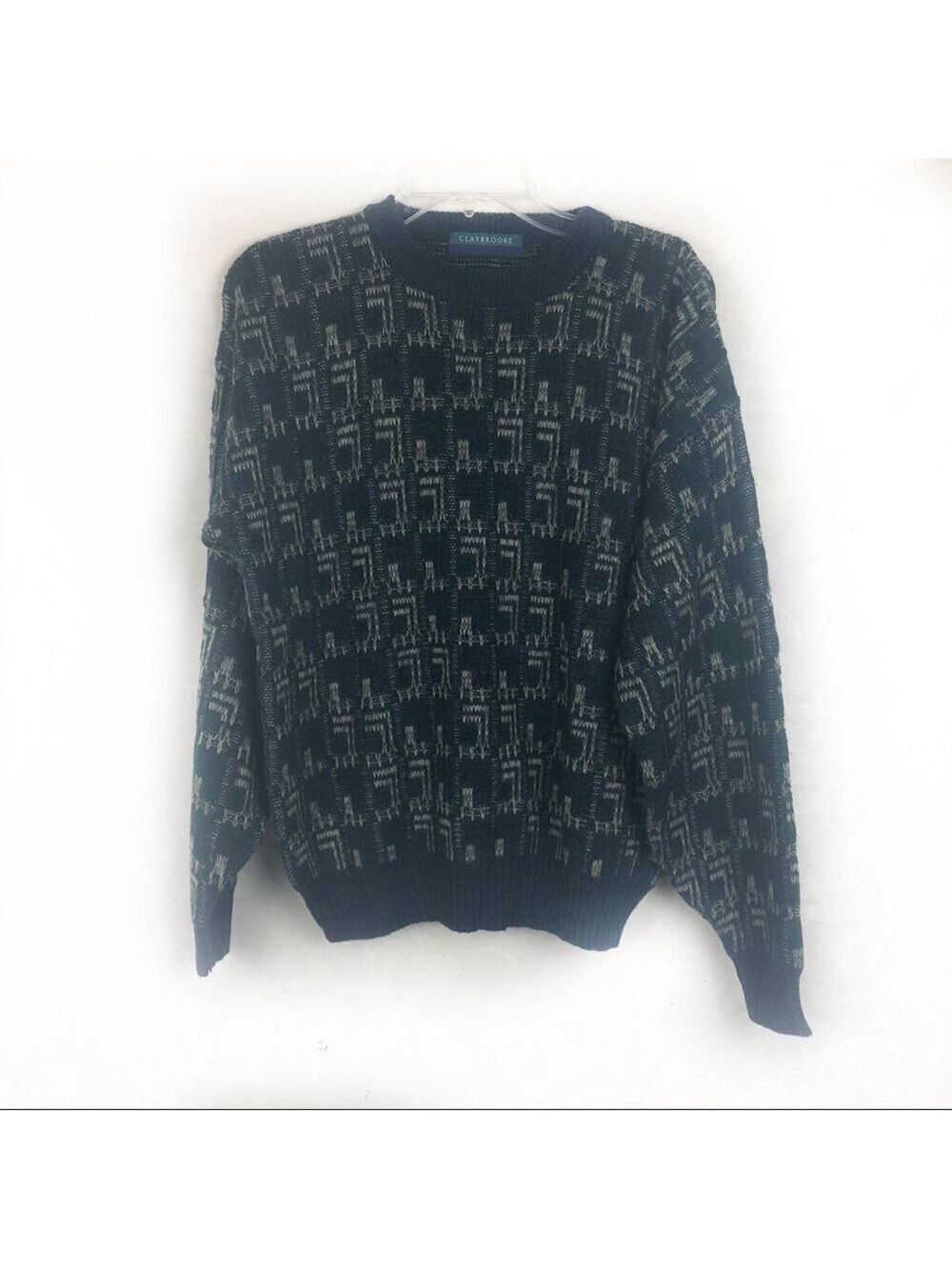 EUC-VINTAGE80S clay brooke unisex pulloverSweater